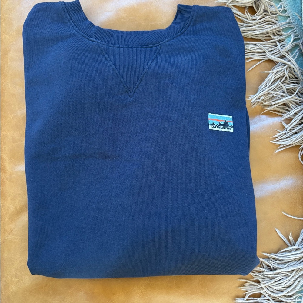 Patagonia Men's Blue Crew Sweatshirt